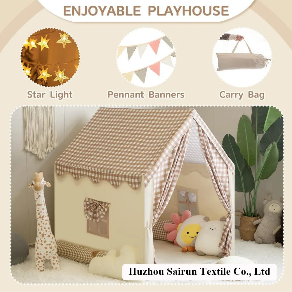 Children's Play Tent Playhouse for Boys and Girls – Indoor Princess Play Tent