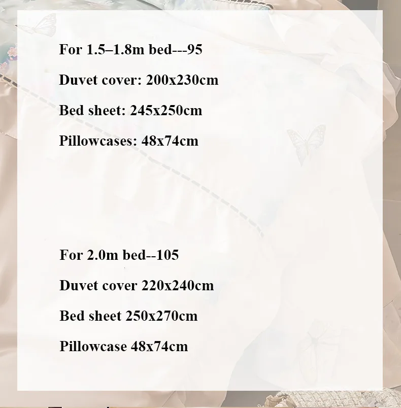 French-Style Printed Combed Cotton 4-Piece Bedding Set