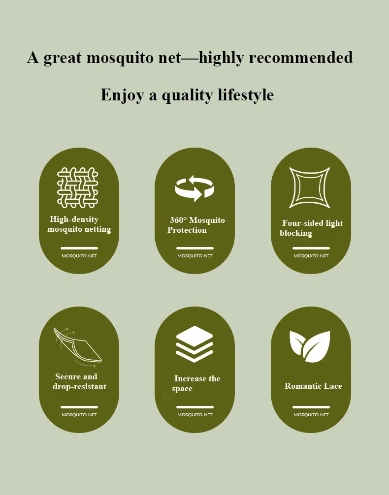 Printed, floor-standing, anti-fall mosquito net with blackout curtains Printed, floor-standing, anti-fall mosquito net with blackout curtains