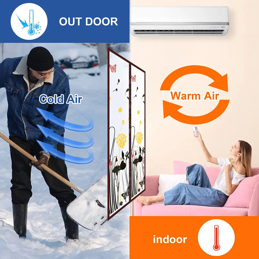 Insulated Magnetic Door Curtain – Thermal, Cold-Blocking, and Dust-Proof