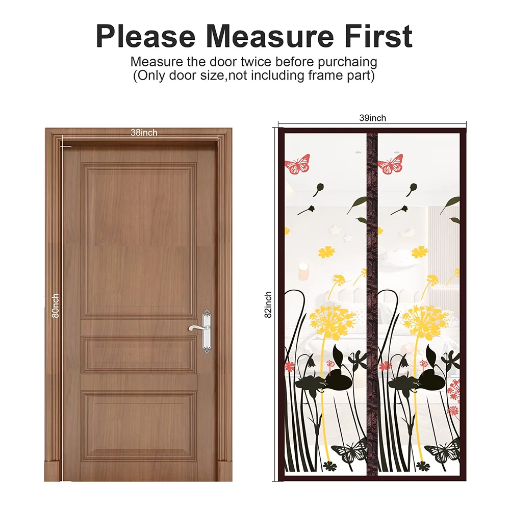 Insulated Magnetic Door Curtain – Thermal, Cold-Blocking, and Dust-Proof