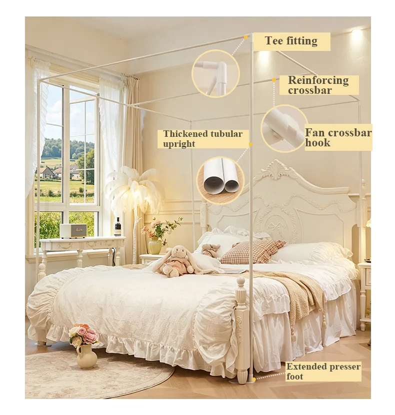 Pastoral-style floor-length plaid mosquito net with a princess-court aesthetic Geyu Green Pastoral-style floor-length plaid mosquito net with a princess-court aesthetic Geyu Green
