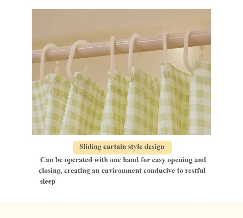 Pastoral-style floor-length plaid mosquito net with a princess-court aesthetic Geyu Green Pastoral-style floor-length plaid mosquito net with a princess-court aesthetic Geyu Green
