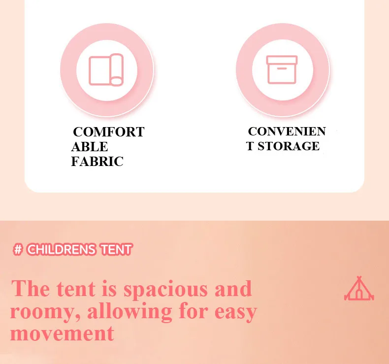 Indoor/Outdoor Children's Tent – Gift for Girls, Play House, Princess Floral Tent, Educational Play Tent