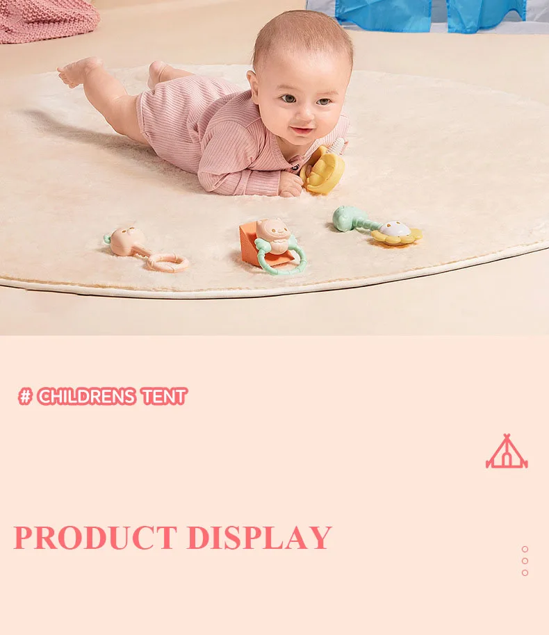 Indoor/Outdoor Children's Tent – Gift for Girls, Play House, Princess Floral Tent, Educational Play Tent