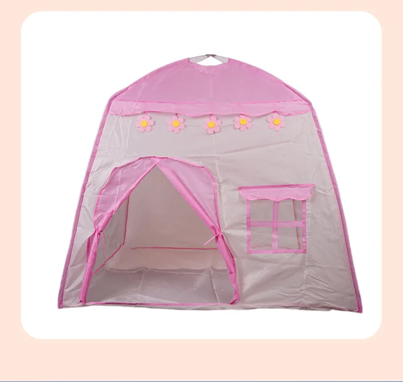 Indoor/Outdoor Children's Tent – Gift for Girls, Play House, Princess Floral Tent, Educational Play Tent