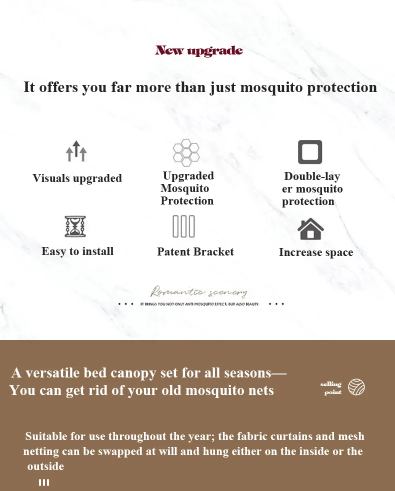 Sunset Khaki Luxury Bed Canopy – Mosquito-Proof Sunset Khaki Luxury Bed Canopy – Mosquito-Proof