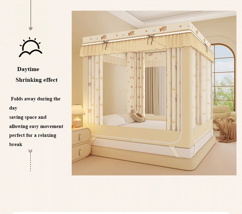 Banana Teddy New-Cartoon-Style-Bed-Curtain--Blackout-Mosquito-Net-for-Home-Use Banana Teddy New-Cartoon-Style-Bed-Curtain--Blackout-Mosquito-Net-for-Home-Use