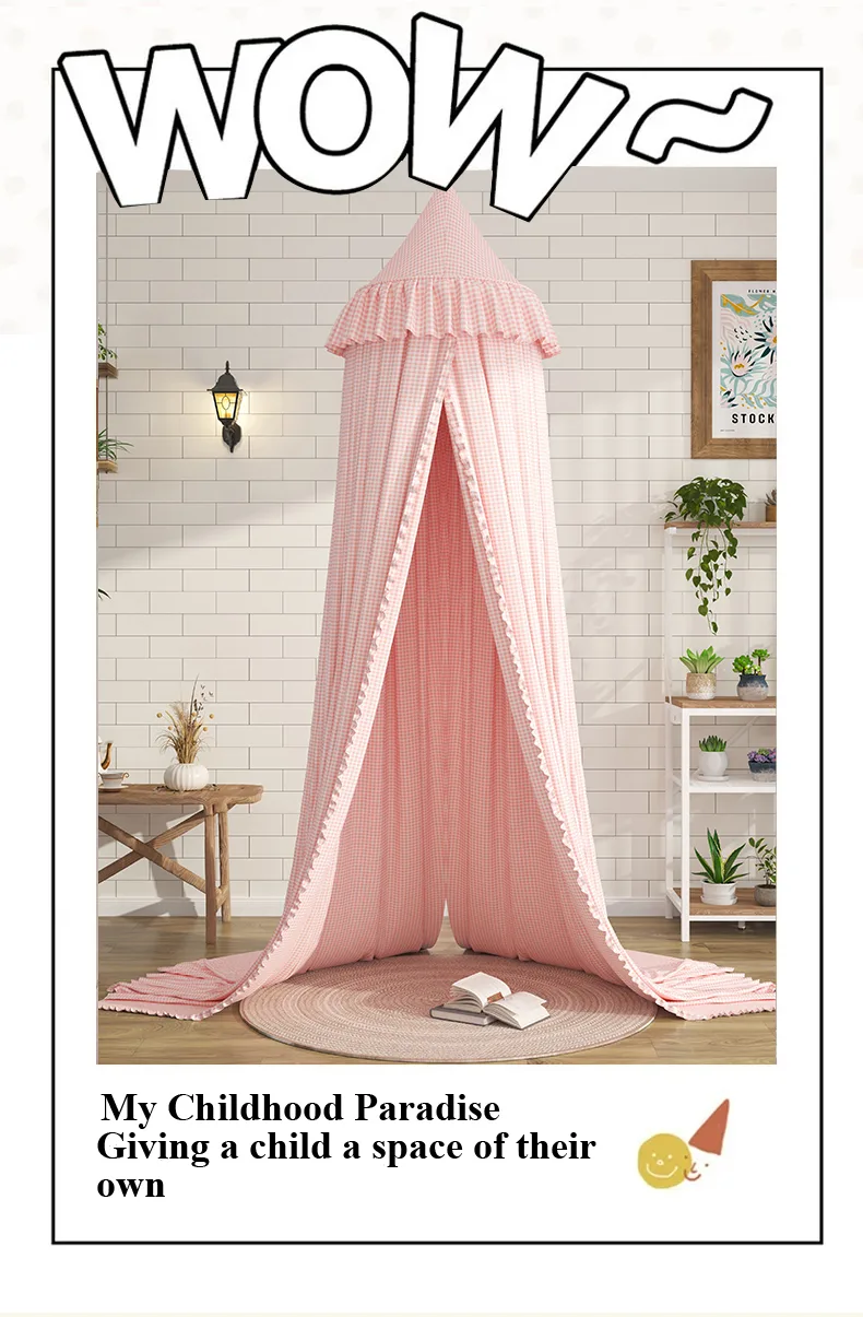 Princess-style dome mosquito net – pink Princess-style dome mosquito net – pink