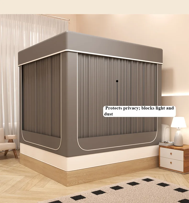 Space Gray Breathable Private Space Sleeping Tent for Kids and Adults