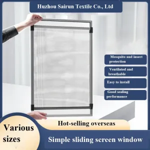 Adjustable Aluminum Alloy Sliding Screen Window – DIY Retractable/Expandable Screen