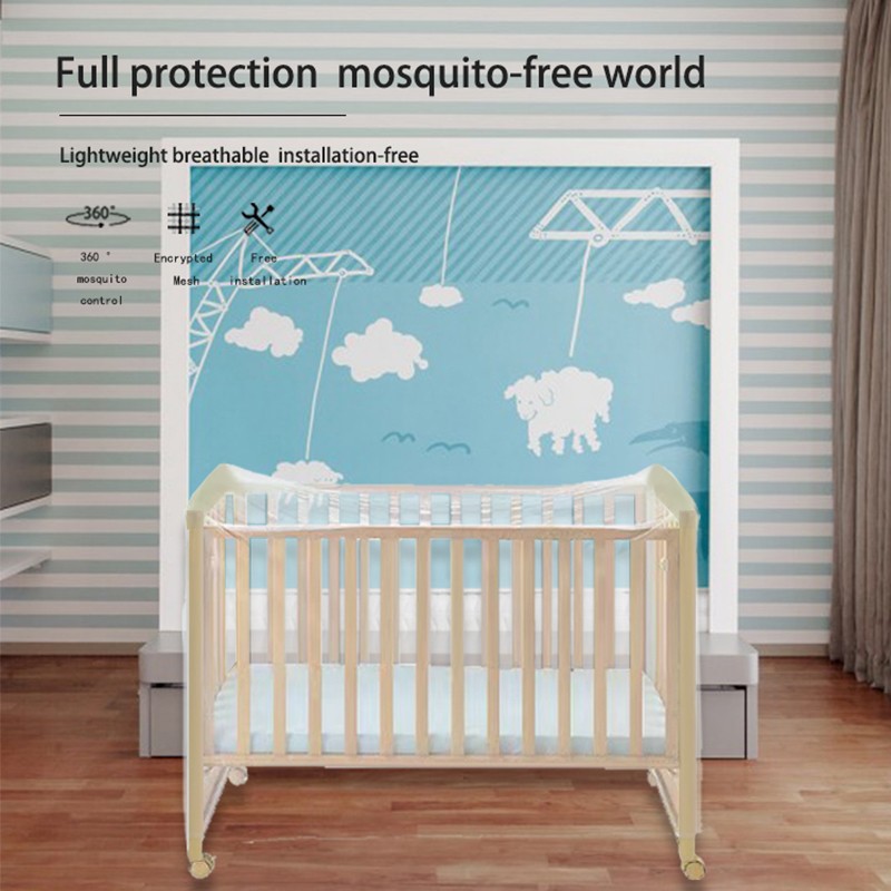 Baby Bed Mosquito Net Breathable Crib Mosquito Net for Baby & New Born