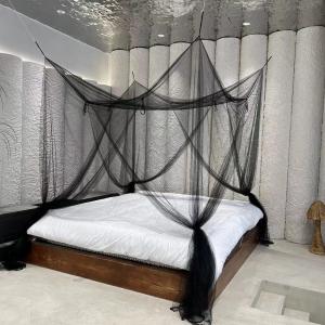 Home Use Hanging By Rope Large Square Mosquito Net with Four Door