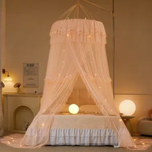 Jade dome mosquito net with French lace trim
