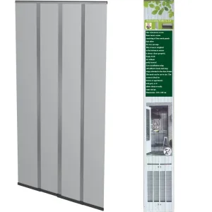 Magnetic Balcony Screen Door - Insect Protection with Velcro Strip & Strong Magnets, No Drilling, for Living Room & Patio Door