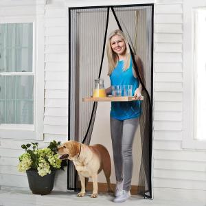 Easy Adhesive Installation Magnetic Fly Screen Door, Insect Screen Mosquito Door Net, Magnetic Curtain Room/Balcony/Patio Door