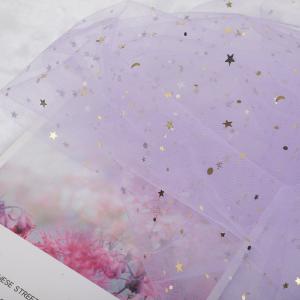 Luxury Sliver & Gold Mesh Fabric for Wedding & Dress & Lining Exquisite Soft Tulle Mesh Fabric