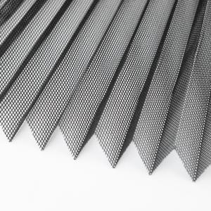 Fiberglass Fly Screen Folding Mosquito Net Pleated Window Screen