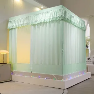 Princess-style blackout mosquito net with bed curtains