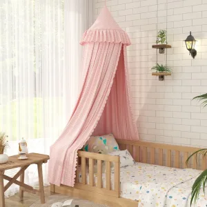 Princess-style dome mosquito net – pink