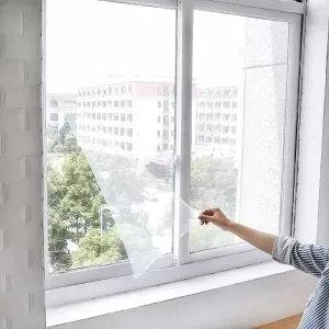 Self-adhesive Velcro Anti-Mosquito Window Screen – Invisible, Easy-to-Install DIY Mesh Screen