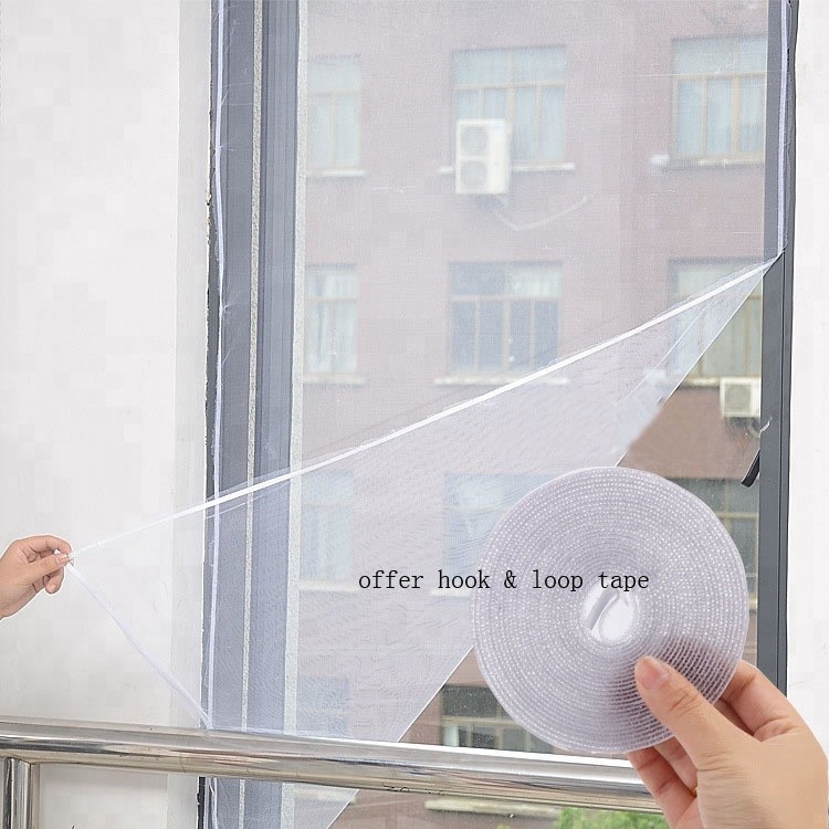 DIY Magnetic Mosquito Net Easy Installation Self-Adhesive Window Mosquito Net with Magic Tape