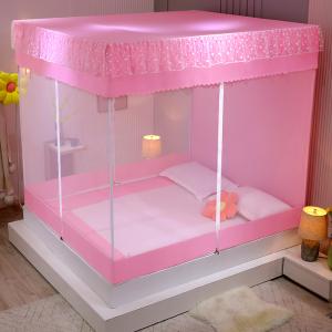 Fresh and simple style: new photos featuring a bed-drape curtain and mosquito net Fresh and simple style: new photos featuring a bed-drape curtain and mosquito net